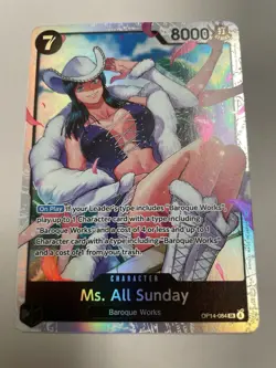 One Piece Ms. All Sunday OP14-084 The Azure Sea's Seven Foil - Image 1