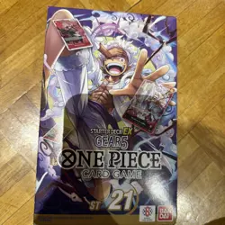 ONE PIECE TCG: GEAR5 STARTER DECK EX 21 (ST-21) FACTORY SEALED ENGLISH - Image 1