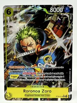 One Piece CCG Roronoa Zoro ST29-014 (SR) Alt Art Starter Deck (EGGHEAD) - Image 1