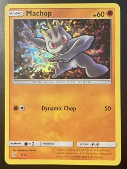 Machop - 6/12 - Confetti Holo - 2018 McDonald's Promos - Pokemon TCG - LP - Image 1