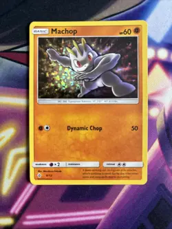 Machop - 6/12 - Confetti Holo - 2018 McDonald's Promos - Pokemon TCG - LP - Image 1