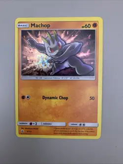 Machop 6/12 McDonald's Pokemon TCG Promo 2018 Holo LP - Image 1