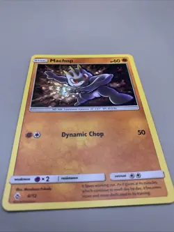 Machop 6/12 McDonald's Pokemon TCG Promo 2018 Holo LP - Image 2