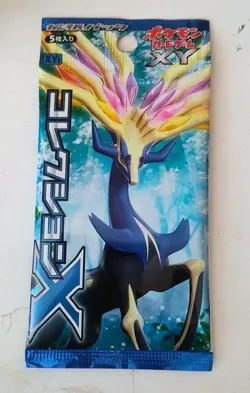 RARE Pokemon XY collection X TCG booster pack Japanese Sealed 2013 - Image 1