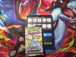 VERY HEAVY! GOD PACKUUU 22.31g Prismatic Evolutions Pokemon TCG Booster (SEALED) - Image 1