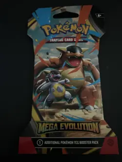 (VERY HEAVY) 33.14g Pokemon TCG Mega Evolution Sleeved Booster Pack (SEALED)✅ - Image 2