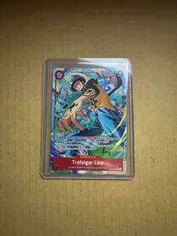 Trafalgar Law (Alt Art) OP14-009 SR THE AZURE SEA'S SEVEN English - Image 1