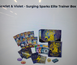 POKEMON TCG SCARLET VIOLET SURGING SPARKS ELITE TRAINER ETB FACTORY SEALED BOX - Image 2