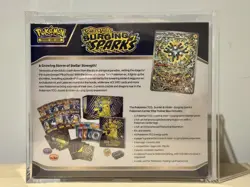 Pokemon TCG Surging Sparks Pokemon Center ETB Elite Trainer Box Sealed WITH CASE - Image 2