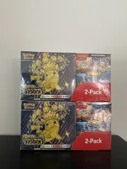 Pokemon TCG: Surging Sparks Costco Packs (ETB + Booster Bundle) - Sealed X2 - Image 1