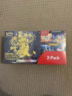 Pokemon TCG Surging Sparks Costco Bundle ETB & Booster Bundle Sealed ✅ IN HAND - Image 1