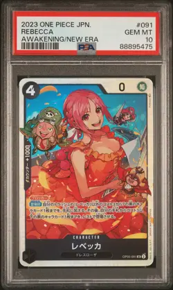 Rebecca2023 One Piece Japanese Awakening Of The New Era Japanese #091 PSA 10 - Image 1