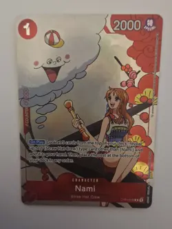 Nami One Piece TCG OP01-016 (Gift Collection 2023) Promo Card Near Mint - Image 2