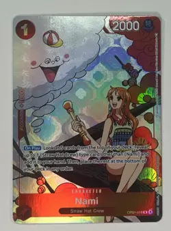 Nami One Piece TCG OP01-016 (Gift Collection 2023) Promo Card - Image 1