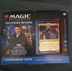 MTG Universes Beyond: Doctor Who Commander Deck - Masters of Evil - Davros- New! - Image 1