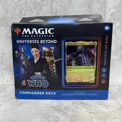 Magic: The Gathering - Doctor Who Commander Deck - Masters of Evil SEALED 195166228815 - Image 2