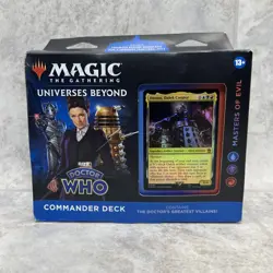 Magic the Gathering: Doctor Who- Masters of Evil Commander Deck - Damaged Box 195166228815 - Image 1