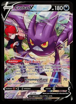 Pokemon Card - Crobat V Lost Origin TG20/TG30 Ultra Rare - Image 1
