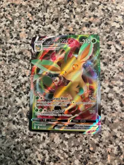 Leafeon VMAX - 008/203 - Pokemon Evolving Skies Sword Shield Ultra Rare Card NM - Image 1