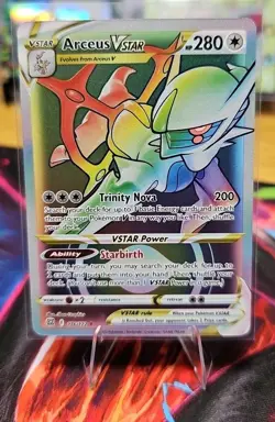 Pokemon TCG Arceus VSTAR 176/172 SWSH Brilliant Stars Secret Rare Card. NM. - Image 1