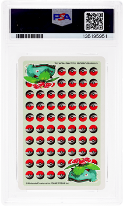 1998 Pokemon Stadium Green Version Playing Cards Bulbasaur PSA 10 - Image 2