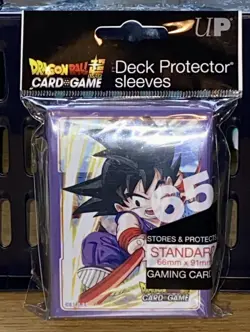 NEW 65ct Spirit Son Goku Card Sleeves Ultra Pro Dragon Ball Super DBZ - Image 1
