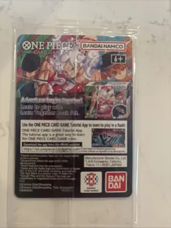 One Piece Monkey D. Luffy US Voyage College Basketball Promo Card Rutgers SEALED - Image 2