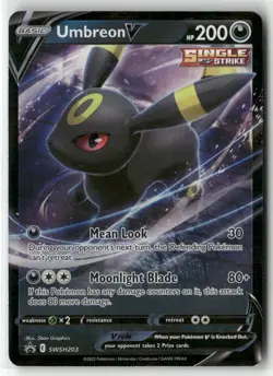 Umbreon V SWSH203 SWSH: Sword & Shield Promo Cards Holo NM - Image 1