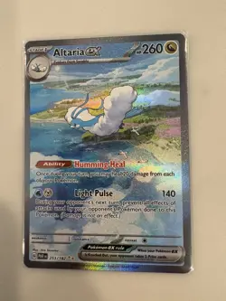 Pokemon TCG Altaria EX Holo Card 253/182 Sv04: Paradox Rift Art 260 - Image 1