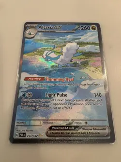 Pokemon TCG Altaria EX Holo Card 253/182 Sv04: Paradox Rift Art 260 - Image 2