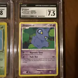 CGC Graded Pokemon Card Lot (4) - Tangela, Goldeen, Weedle, Shuppet NM - Image 4