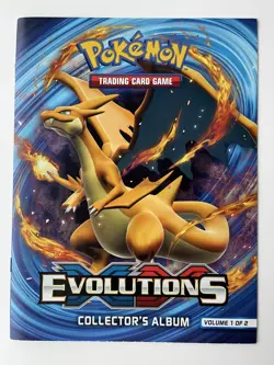 Pokemon Trading Card Game - XY Evolutions Collector’s Album Volume 1/2 FAST SHIP - Image 1