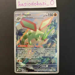 Pokemon Flygon 101/094 Full Art Illustration Rare Phantasmal Flames Card NM - Image 1