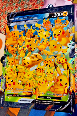 Pikachu V-Union [Set of 4] - Holofo SWSH - Sword & Shield Promo Cards LP Pokemon - Image 1