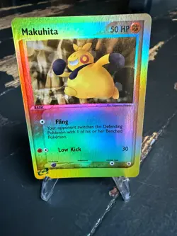 Makuhita 57/109 Ex Ruby Sapphire Reverse Holo Vintage Pokemon TCG Card NM - Image 1