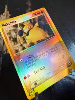 Makuhita 57/109 Ex Ruby Sapphire Reverse Holo Vintage Pokemon TCG Card NM - Image 3