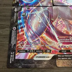 Mewtwo V-UNION [Set of 4] SWSH: Sword & Shield Promo Cards Holo NM - Image 5