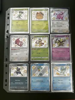Pokemon Paldean Fates Holos, Jap Shiny Star V, Treasure EX Assortment 19 Cards - Image 2