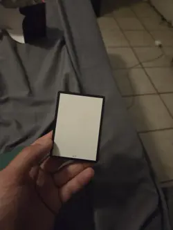 MTG Blank Misprint Error Filler Card White Front, Black Border - Image 1