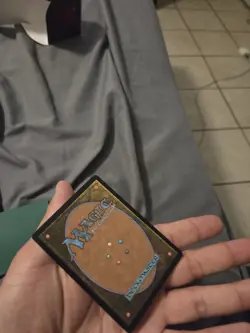 MTG Blank Misprint Error Filler Card White Front, Black Border - Image 2