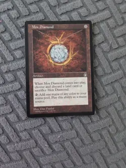 Mox Diamond Stronghold MTG Magic: The Gathering Rare Card, Vintage NM Condition - Image 1