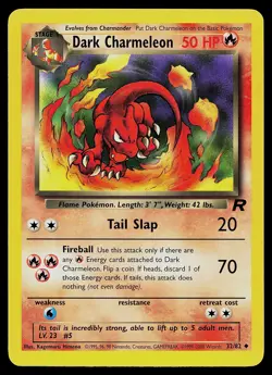 Pokemon Card - Dark Charmeleon Team Rocket 32/82 Uncommon - Image 1