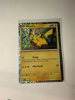 McDonald's Pikachu Promo 2024 NM Pokemon TCG Card 002/015 - Image 1