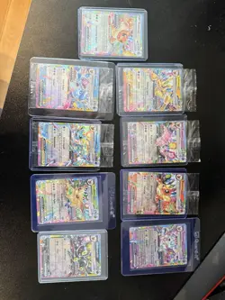 Prismatic Evolutions Surprise Box Stamped EX Promo Cards 9/9 Complete Set - Image 1