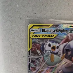 BLASTOISE & PIPLUP GX 38/236 TAG TEAM COSMIC ECLIPSE POKEMON CARD NM - Image 4