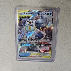 BLASTOISE & PIPLUP GX 38/236 TAG TEAM COSMIC ECLIPSE POKEMON CARD NM - Image 2