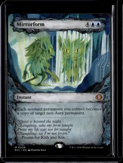 Mirrorform (Showcase) - 308 - ECL - NM - MTG Magic the Gathering - Image 1