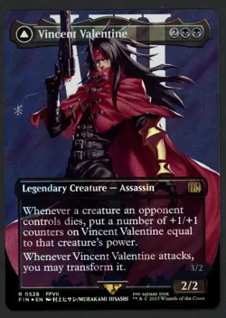 ***Surge FOIL Borderless Vincent Valentine*** MTG Final Fantasy Kid Icarus - Image 1