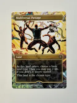 Multiversal Passage 0206 Borderless Non Foil Spider Man Magic The Gathering NM - Image 2