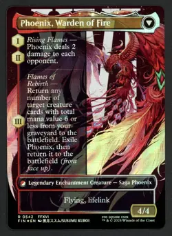 ***Surge FOIL Borderless Joshua, Phoenix's Dominant MTG Final Fantasy Kid Icarus - Image 2